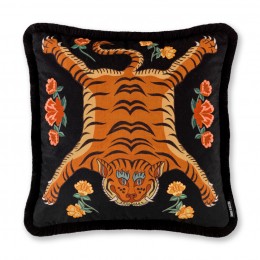 Paloma Home Large Filled Cushion Tibetan Black Tiger